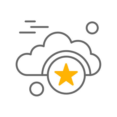 vector star iconのイラスト素材