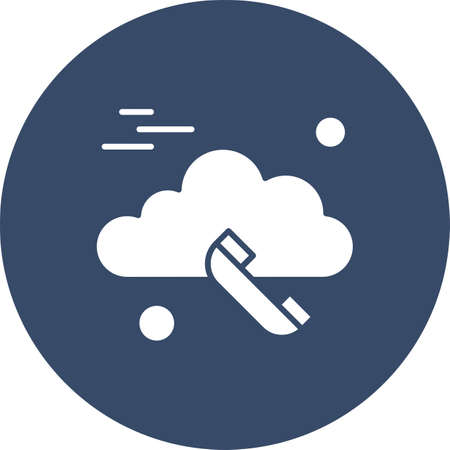 vector telephone iconのイラスト素材