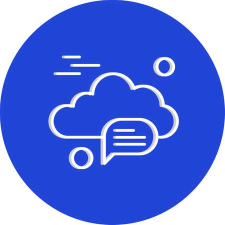 vector chat iconのイラスト素材