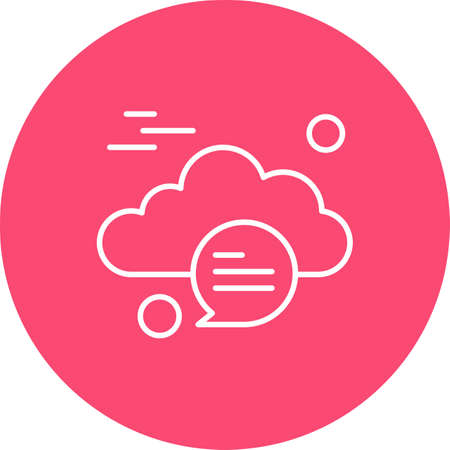 vector chat iconのイラスト素材