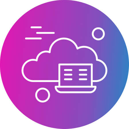 vector laptop iconのイラスト素材