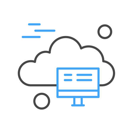 vector lcd iconのイラスト素材