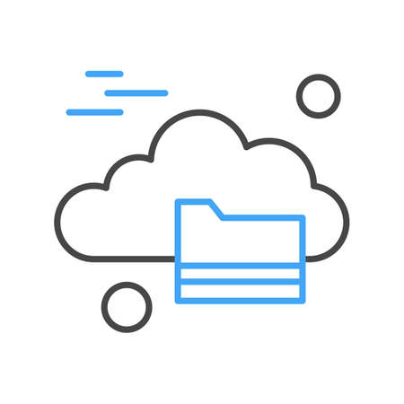 vector folder iconのイラスト素材