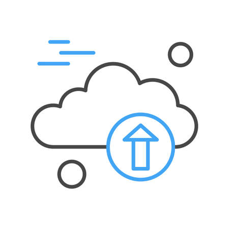 vector upload iconのイラスト素材