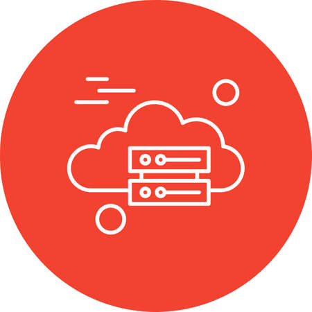 vector server iconのイラスト素材