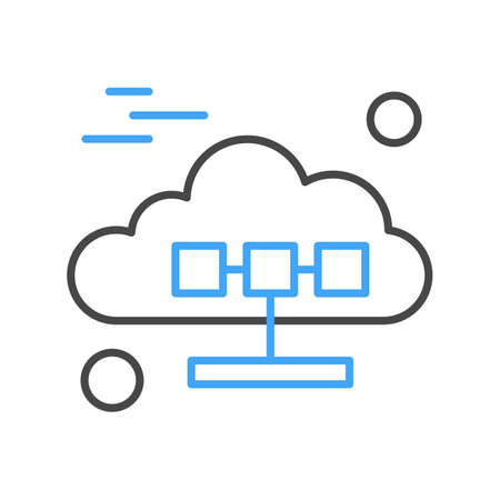 vector server iconのイラスト素材