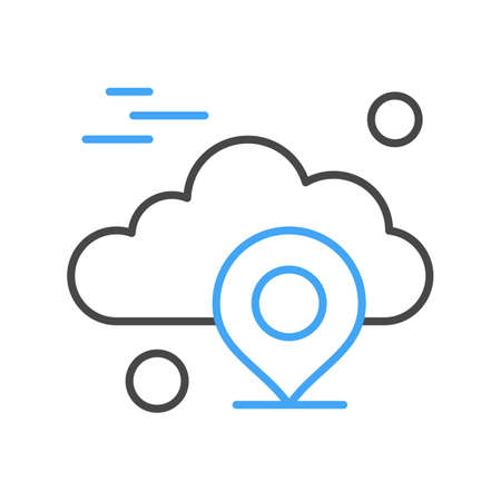 vector location iconのイラスト素材