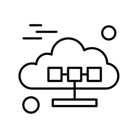 vector server iconのイラスト素材