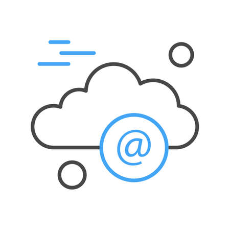 vector at the rate iconのイラスト素材