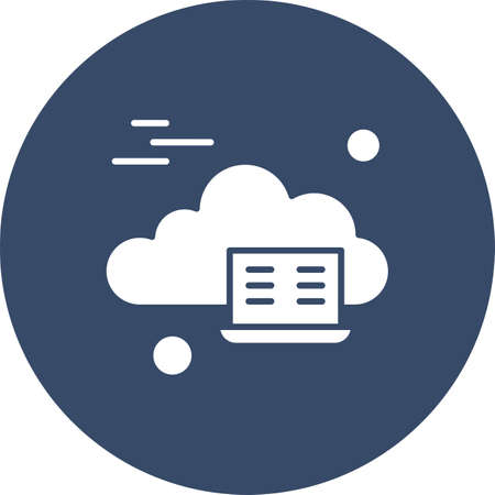 vector laptop iconのイラスト素材