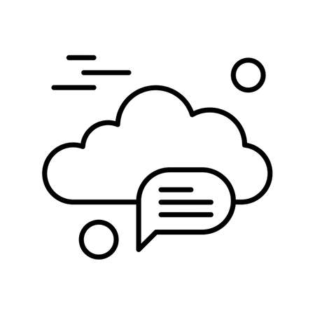 vector chat iconのイラスト素材