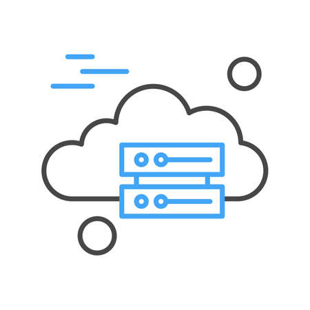 vector server iconのイラスト素材