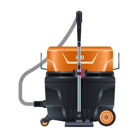 Cleaner vector icon.Realistic vector icon isolated on white background cleaner.のイラスト素材