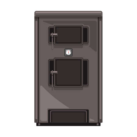 Boiler vector icon.Cartoon vector icon isolated on white background boiler.のイラスト素材