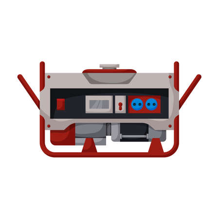 Generator vector icon.Cartoon vector icon isolated on white background generator.のイラスト素材