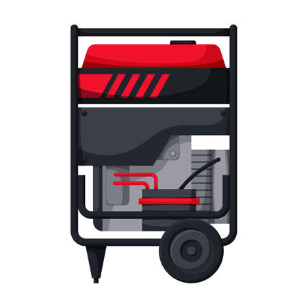 Generator vector icon.Cartoon vector icon isolated on white background generator.のイラスト素材