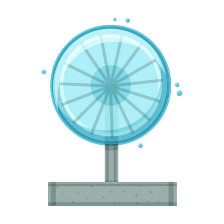 Fountain vector icon.Cartoon vector icon isolated on white background fountain.のイラスト素材