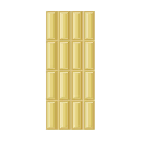 Chocolate bar vector icon.Cartoon vector icon isolated on white background chocolate bar.のイラスト素材