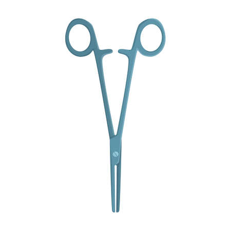 Forceps vector icon.Cartoon vector icon isolated on white background forceps.