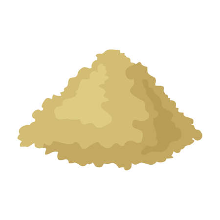 Ginger vector icon.Cartoon vector icon isolated on white background ginger.のイラスト素材