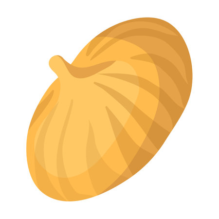 Fig vector icon.Cartoon vector icon isolated on white background fig.のイラスト素材