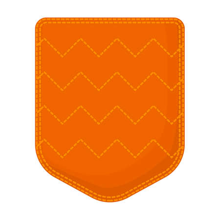 Pocket vector icon.Cartoon vector icon isolated on white background pocket.のイラスト素材