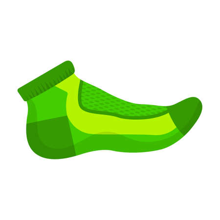 Sock vector icon.Cartoon vector icon isolated on white background sock.のイラスト素材