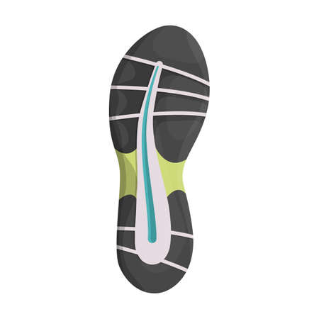 Footprint vector icon.Cartoon vector icon isolated on white background footprint.のイラスト素材