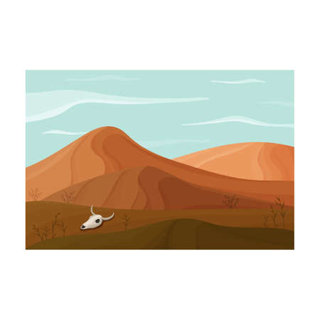 Desert vector icon.Cartoon vector icon isolated on white background desert.のイラスト素材