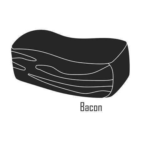 Meat steak vector icon.Black vector icon isolated on white background meat steakのイラスト素材