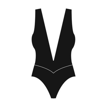 Underwear vector icon.Black vector icon isolated on white background underwear.のイラスト素材