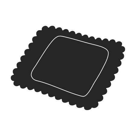 Pasta of italian black vector icon.Black vector illustration pasta and spaghetti,. Isolated illustration of italian food icon on white background.のイラスト素材