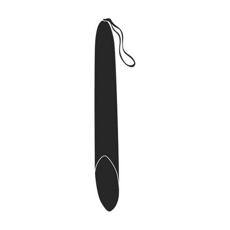 Sausage vector icon.Black vector icon isolated on white background sausage.のイラスト素材