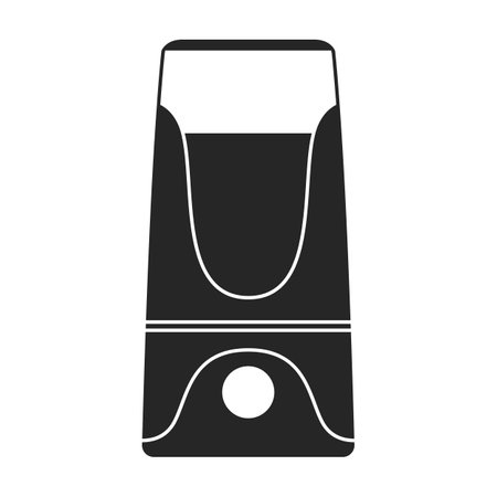 Humidifier vector icon.Black vector icon isolated on white background humidifier.のイラスト素材