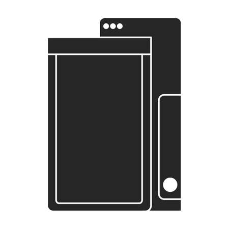 Humidifier vector icon.Black vector icon isolated on white background humidifier.のイラスト素材