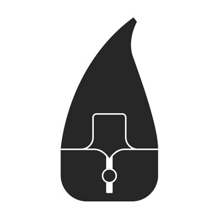 Humidifier vector icon.Black vector icon isolated on white background humidifier.のイラスト素材