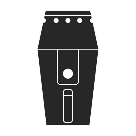 Humidifier vector icon.Black vector icon isolated on white background humidifier.のイラスト素材