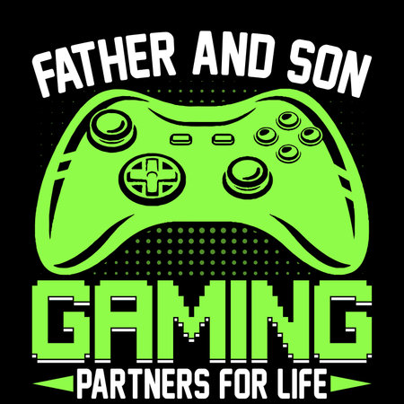 Retro video game design template with joystick and text. Vector illustration.のイラスト素材