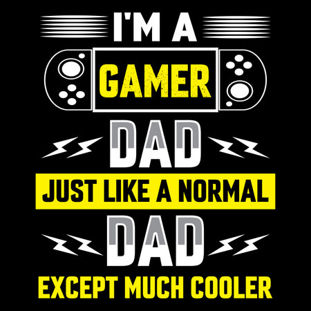 I am a gamer all over the world. Motivational quote.のイラスト素材