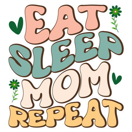 Mother's day shirt print template, typography design for mom mommy mama daughter grandma girl women aunt mom life child best mom adorable shirtのイラスト素材