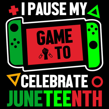 Juneteenth Celebrate Freedom 6.19.1865のイラスト素材