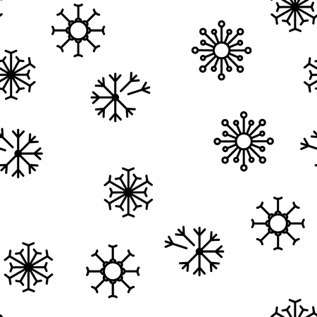 Dandelion, Spring Flower Vector Thin Line Icons Seamless Pattern. Dandelion, Blowball in Blossom Linear Pictograms. Yellow Blooming Flower with Delicate Fluffy Seeds and Pollen Collectionのイラスト素材