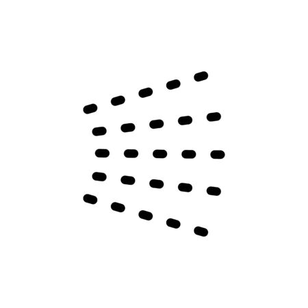 Spray icon vector. A thin line sign. Isolated contour symbol illustrationのイラスト素材