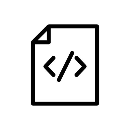 instructions to use the vector icon. A thin line sign. Isolated contour symbol illustrationのイラスト素材