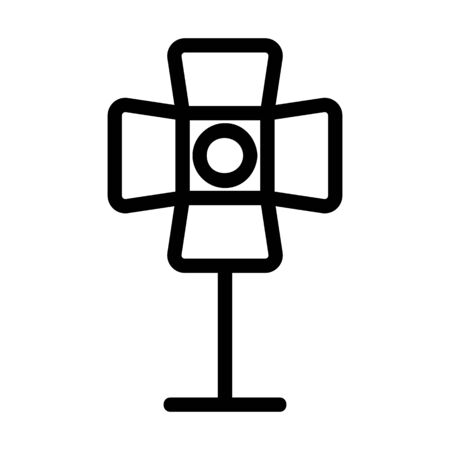 Icon vector. A thin line sign. Isolated contour symbol illustrationのイラスト素材