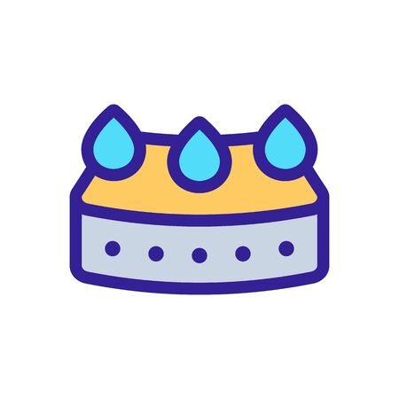 repels the moisture vector icon. Thin line sign. Isolated contour symbol illustrationのイラスト素材