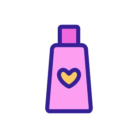 Lubricantt icon vector. A thin line sign. Isolated contour symbol illustrationのイラスト素材