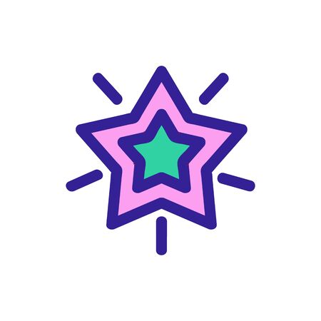 Rock music icon vector. Thin line sign. Isolated contour symbol illustrationのイラスト素材