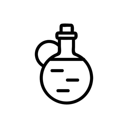 Olive oil icon vector. Thin line sign. Isolated contour symbol illustrationのイラスト素材