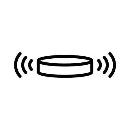 Home vacuum cleaner icon vector. Thin line sign. Isolated contour symbol illustrationのイラスト素材